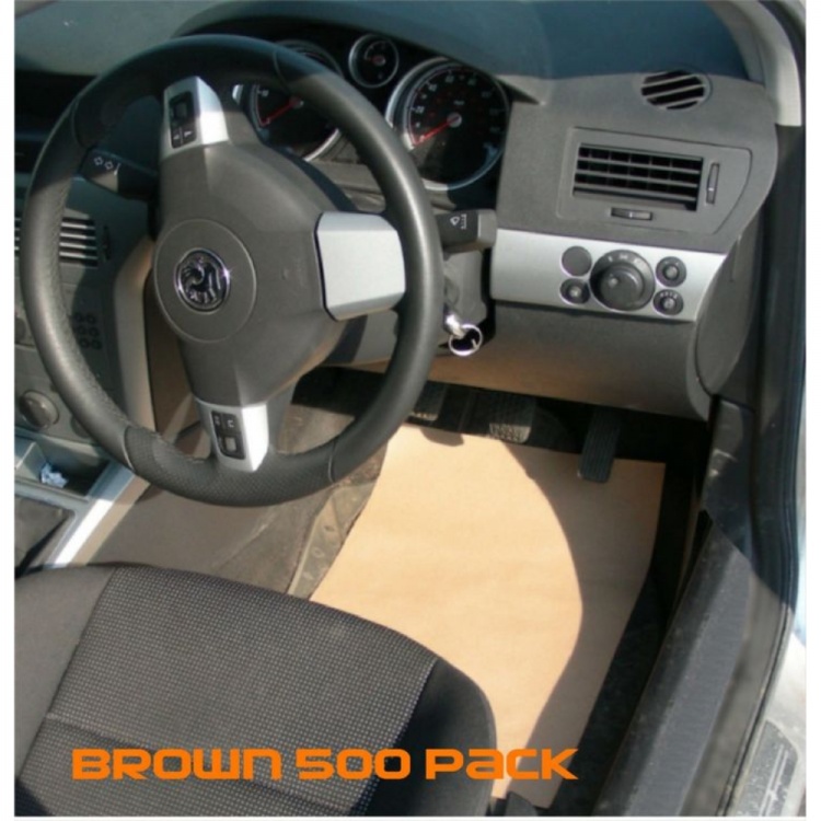 Standard Quality Brown Car Floor Mats (500)