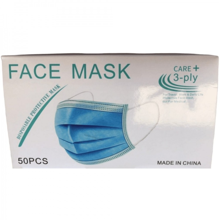 3 Ply Medical Disposable Face Masks (Pack of 50)