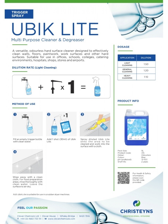 Clover Chemicals UBIK LITE (315)