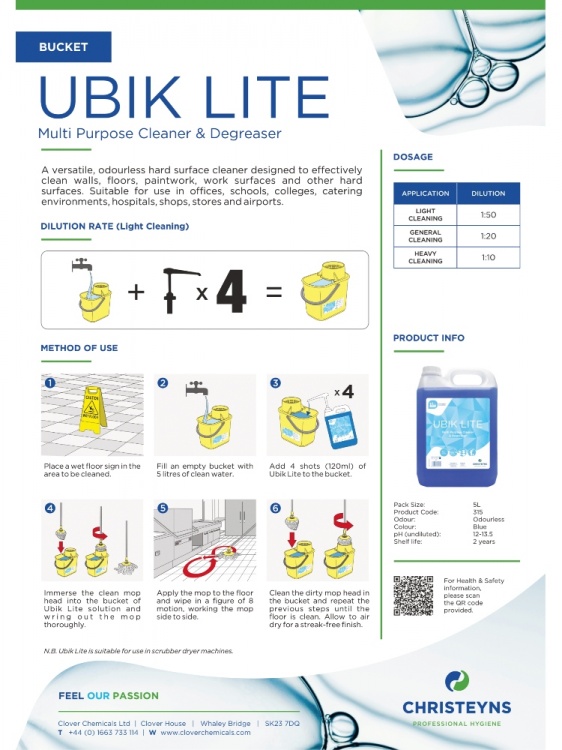 Clover Chemicals UBIK LITE (315)