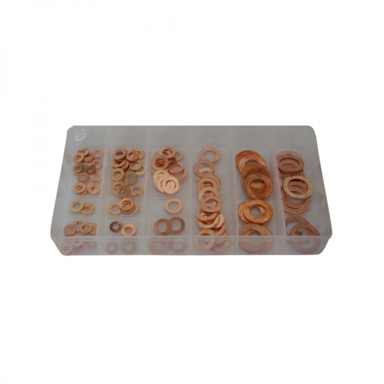 Copper Washers Metric (280) - Budget Assortment Box BB906