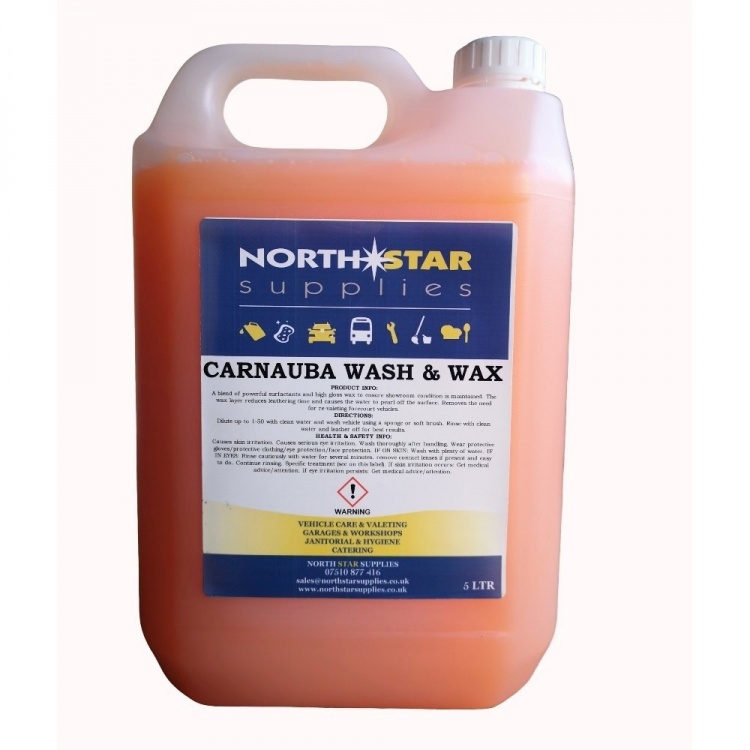 Carnauba Wash & Wax Shampoo - North Star Supplies
