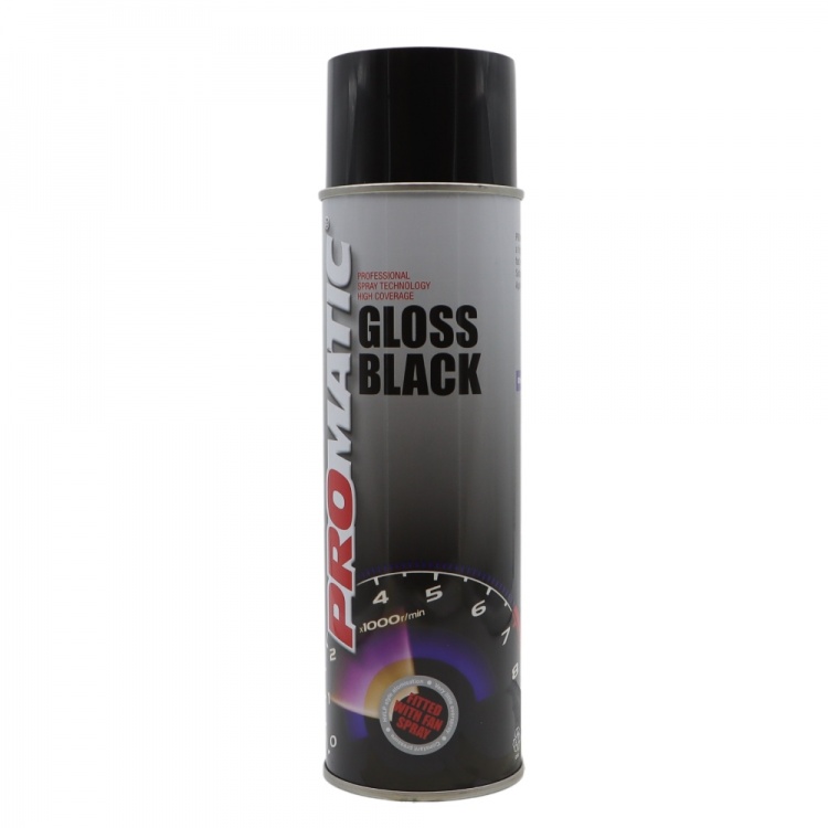 ProMatic - Gloss Black Aerosol 500ml