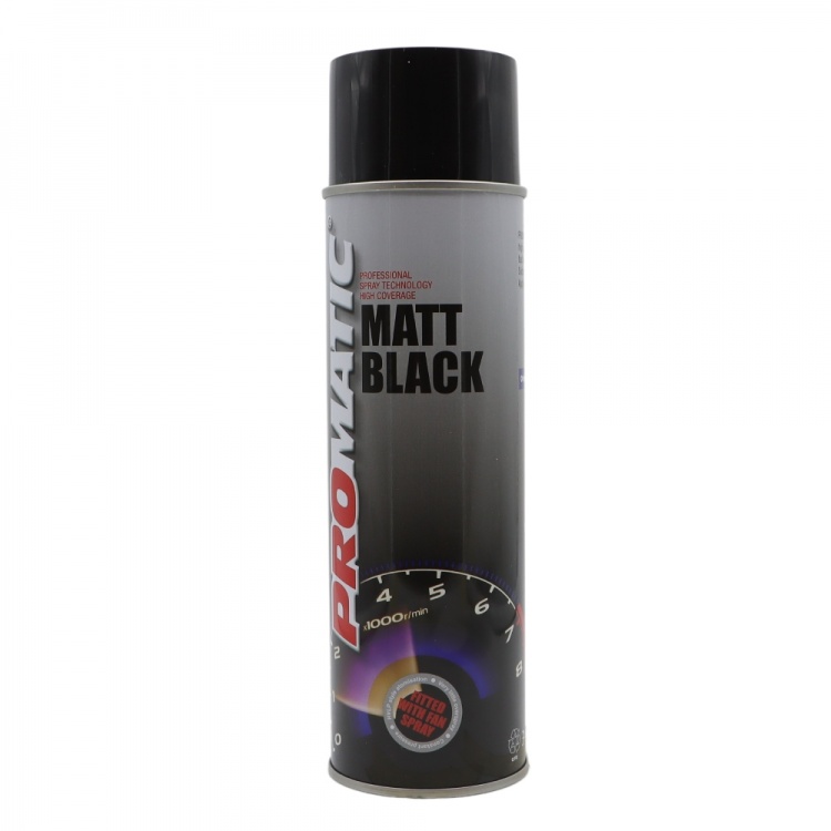 ProMatic - Matt Black Aerosol 500ml