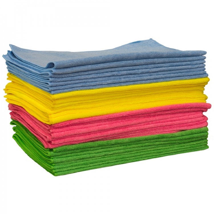 Premium Quality Professional Microfibre  10 Pack - Blue, Red, Green, Grey & Yellow - MICRO10