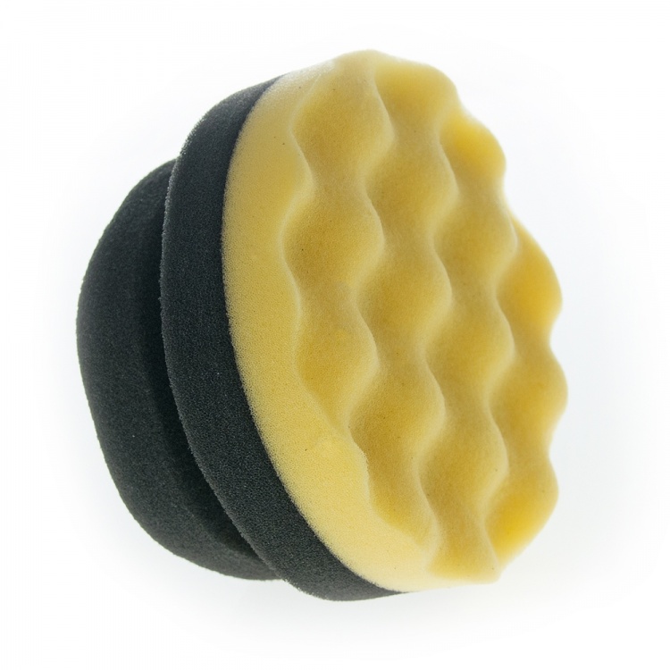 Yellow/Black Waffle Finish Handle Foam Applicator - MOGG206