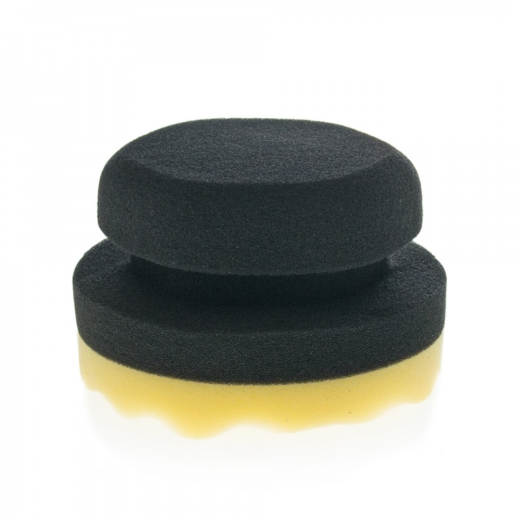 Yellow/Black Waffle Finish Handle Foam Applicator - MOGG206