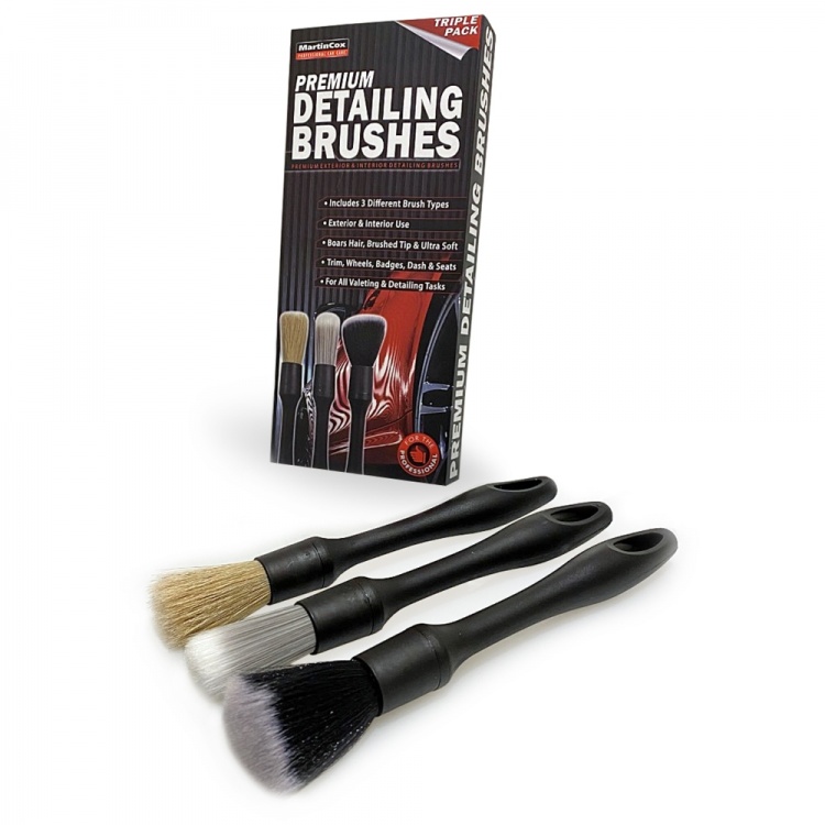 Premium Detailing Brushes  Set Of 3 - MOGG207