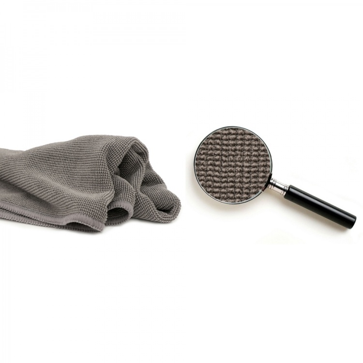 Glass Grey Pinpoint Trade Microfibre Cloth - MOGG88