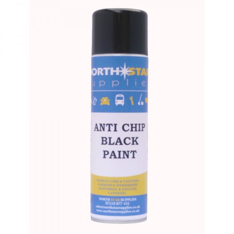 Anti Chip Black Paint 500ml - Stoneguard - North Star Supplies