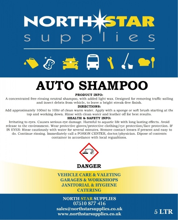 Auto Shampoo - North Star Supplies