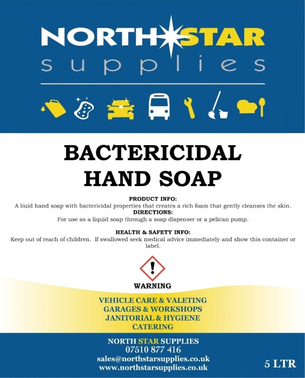 Bactericidal Hand Soap - North Star Supplies