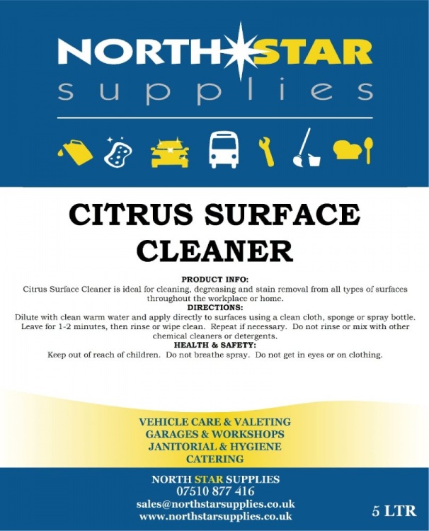 Citrus Surface Cleaner  - North Star Supplies
