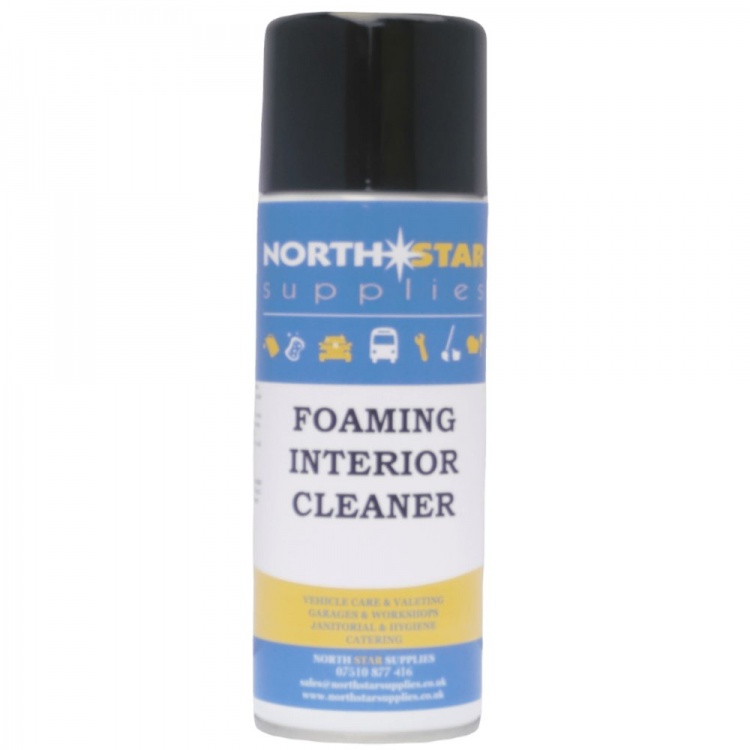 Foaming Interior Cleaner 400ml - Fabric & Upholstery Cleaner - North Star Supplies