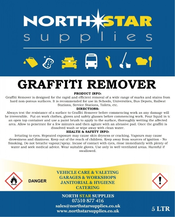 Graffiti Remover Liquid - North Star Supplies