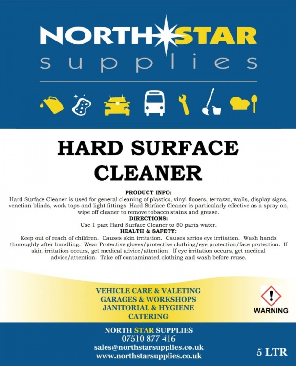 Hard Surface Cleaner - North Star Supplies