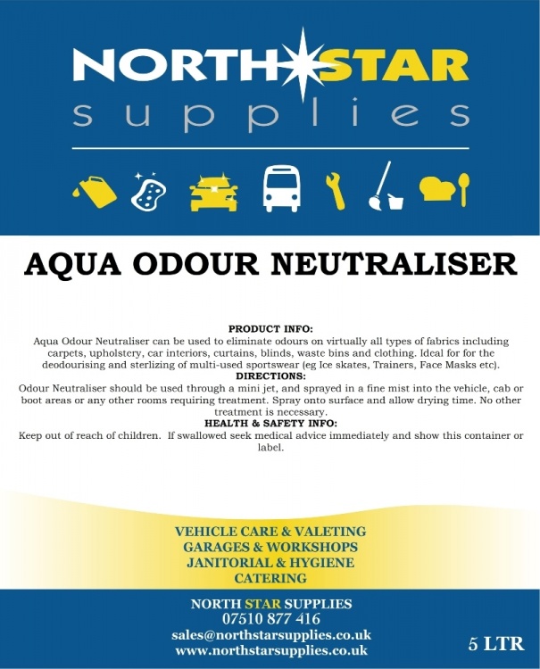 Odour Neutraliser - Aqua & Bubble Gum Odour Killer - North Star Supplies