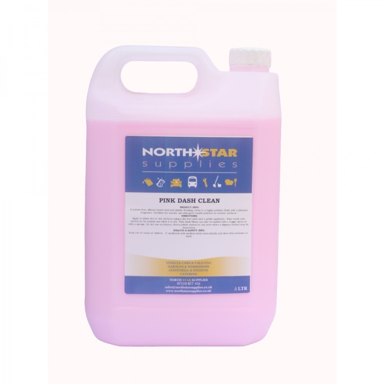Pink Dash Sheen - Fragranced Dashboard Cleaner - North Star Supplies
