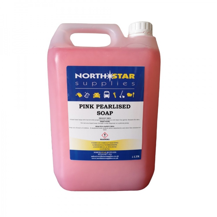 Pink Pearlised Soap - North Star Supplies