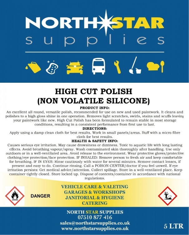 Silicone Free High Cut Polish - North Star Supplies