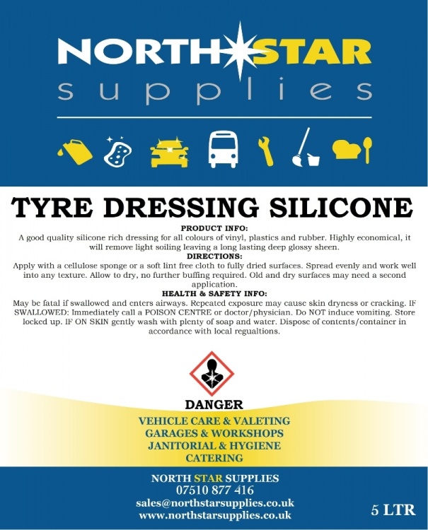 Tyre Dressing (Silicone) - North Star Supplies