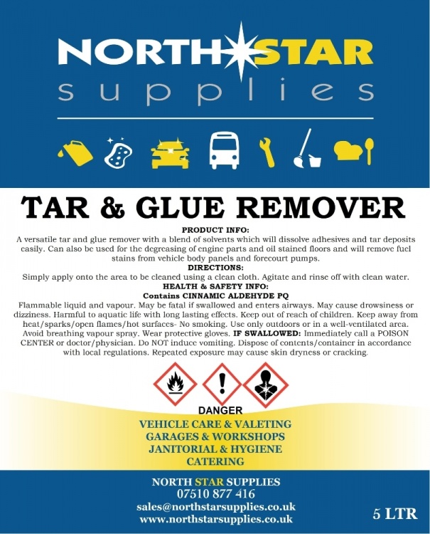 Tar & Glue Remover - North Star Supplies