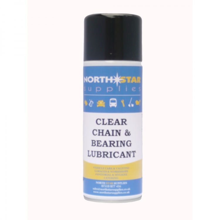 Clear Chain & Bearing Lubricant 400ml - North Star Supplies
