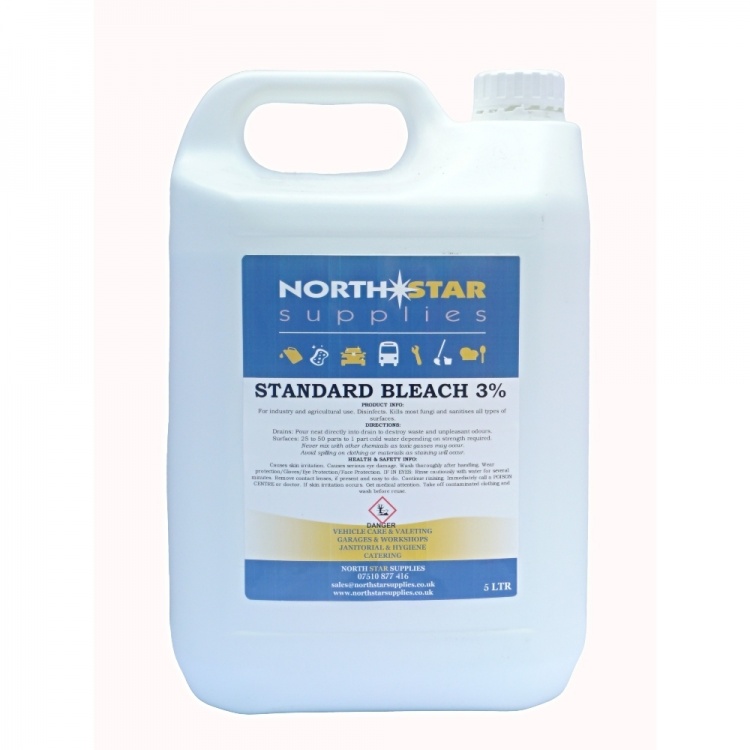 Standard Bleach 3% - North Star Supplies