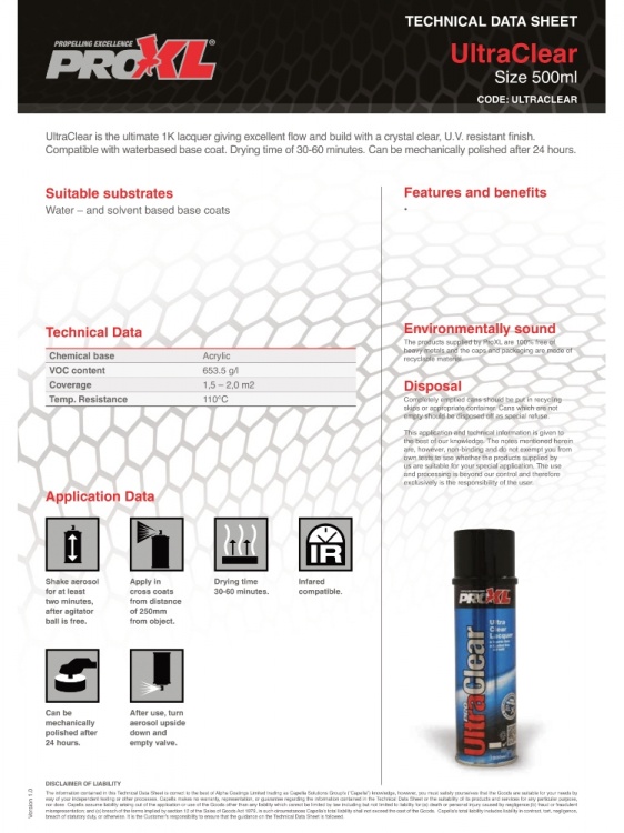 HSR Ultra Clear 2K Lacquer Aerosol By Steyer – 400ml High Gloss Premium Clear Coat