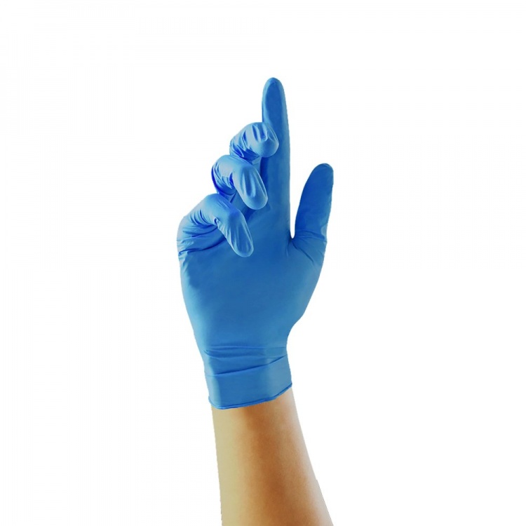 Unicare  Blue Nitrile Gloves (100  Per Box)