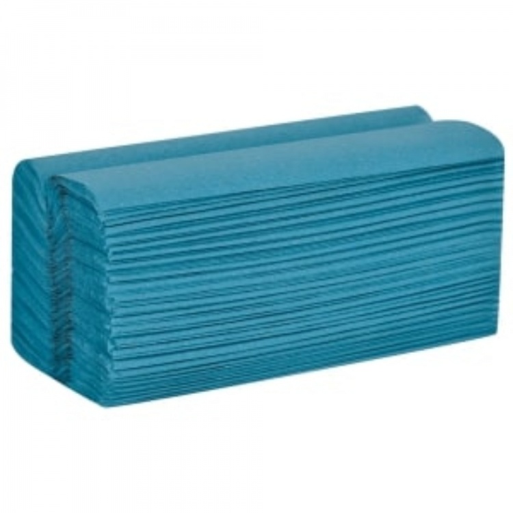 Paper Hand Towels C Fold Blue (2600)