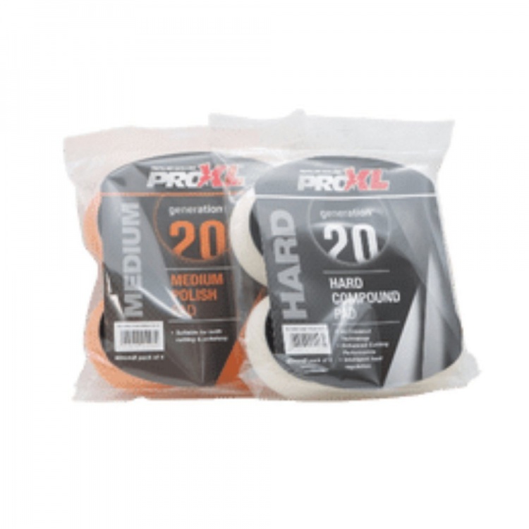 PROXL - Medium Polishing Pads (90mm) (Pack of 4)