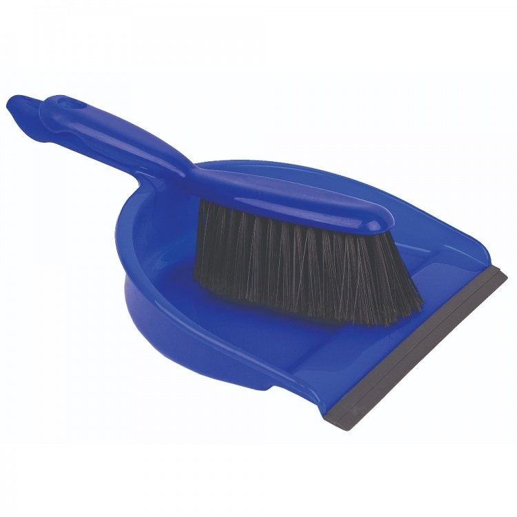 Vikan 45873 Blue 13" Bench Brush W/ Soft Bristles