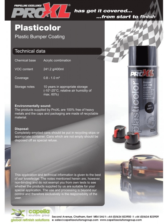 PROXL - Plasticolour Aerosol 400ml