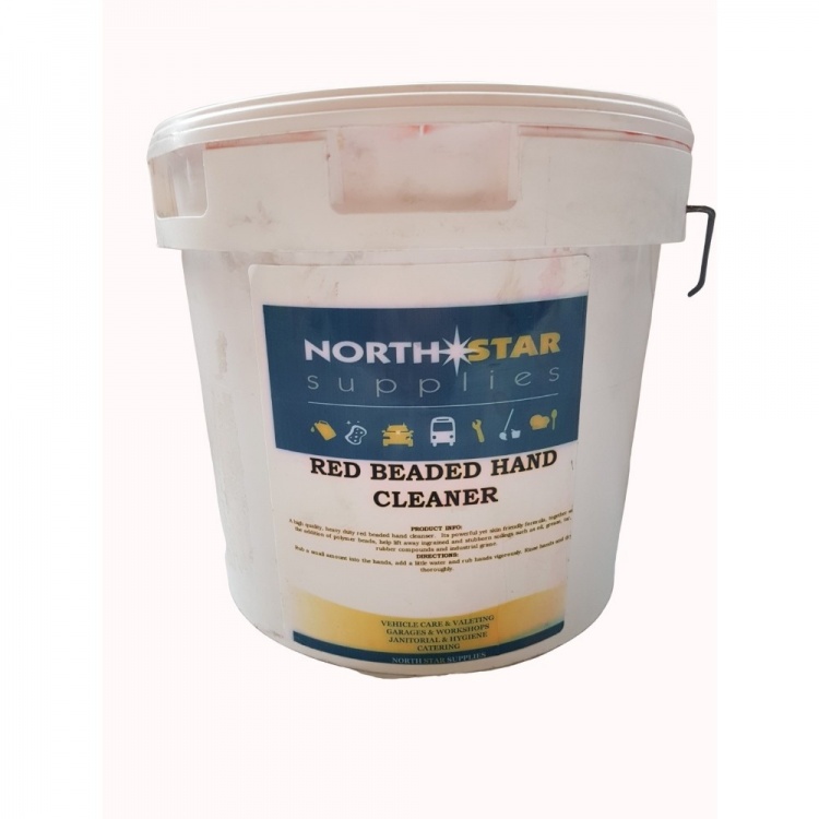 Red Beaded Hand Cleaner - North Star Supplies